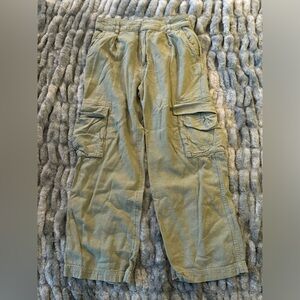 AF linen blend cargo pants. Size M regular.